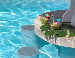 Les Hauts du Cap - Piscine - Bar